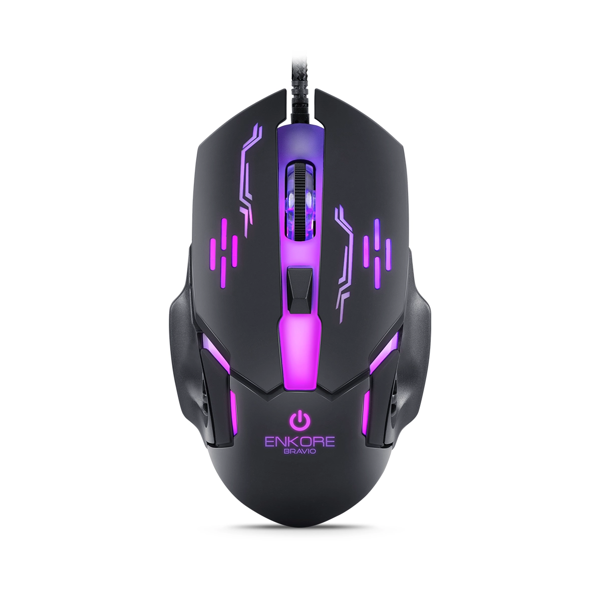 MOUSE GAMER ENKORE BRAVIO EKM313 7LEDS 6B  USB 