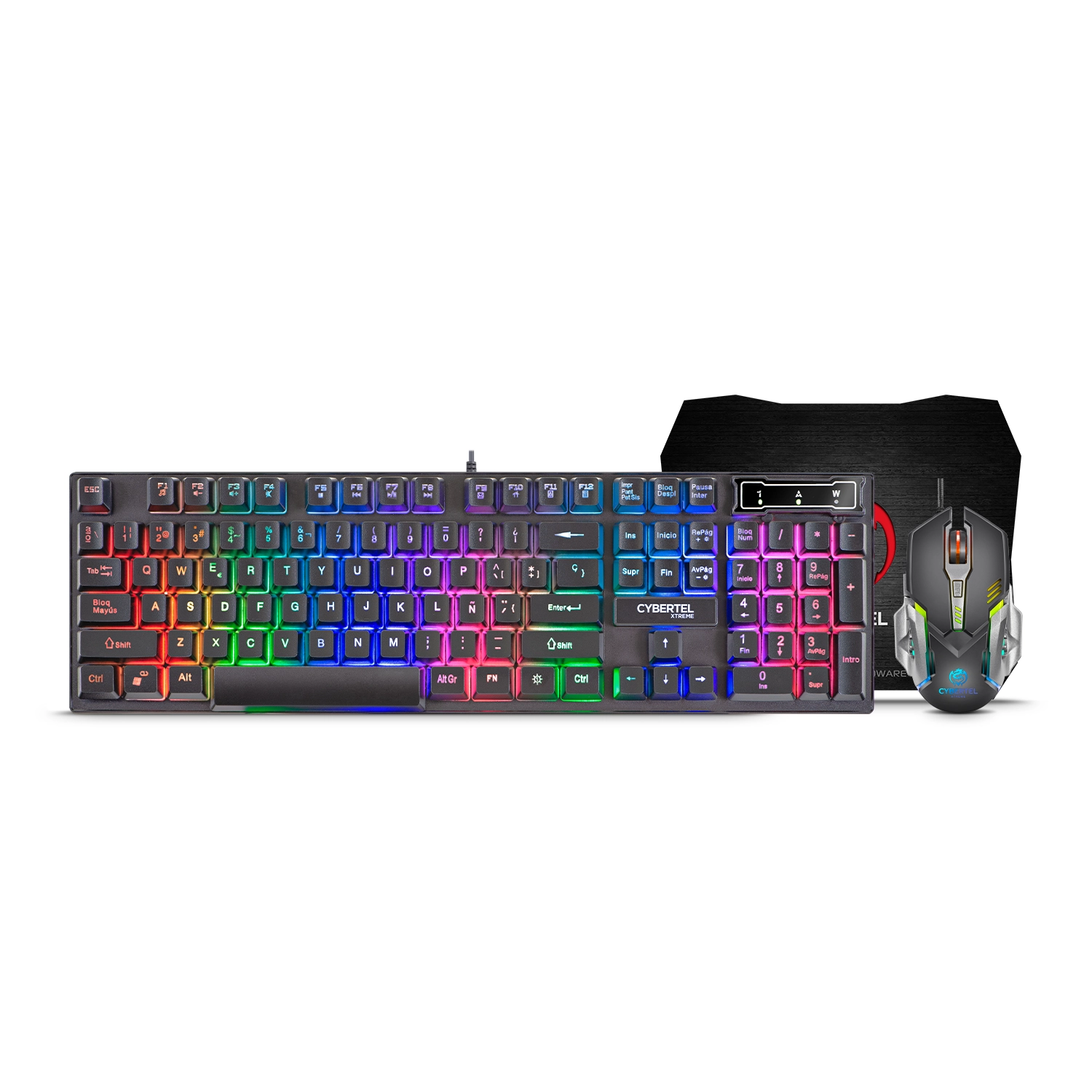 COMBO TECLADO Y MOUSE GAMER CYBERTEL XTREME CT1800