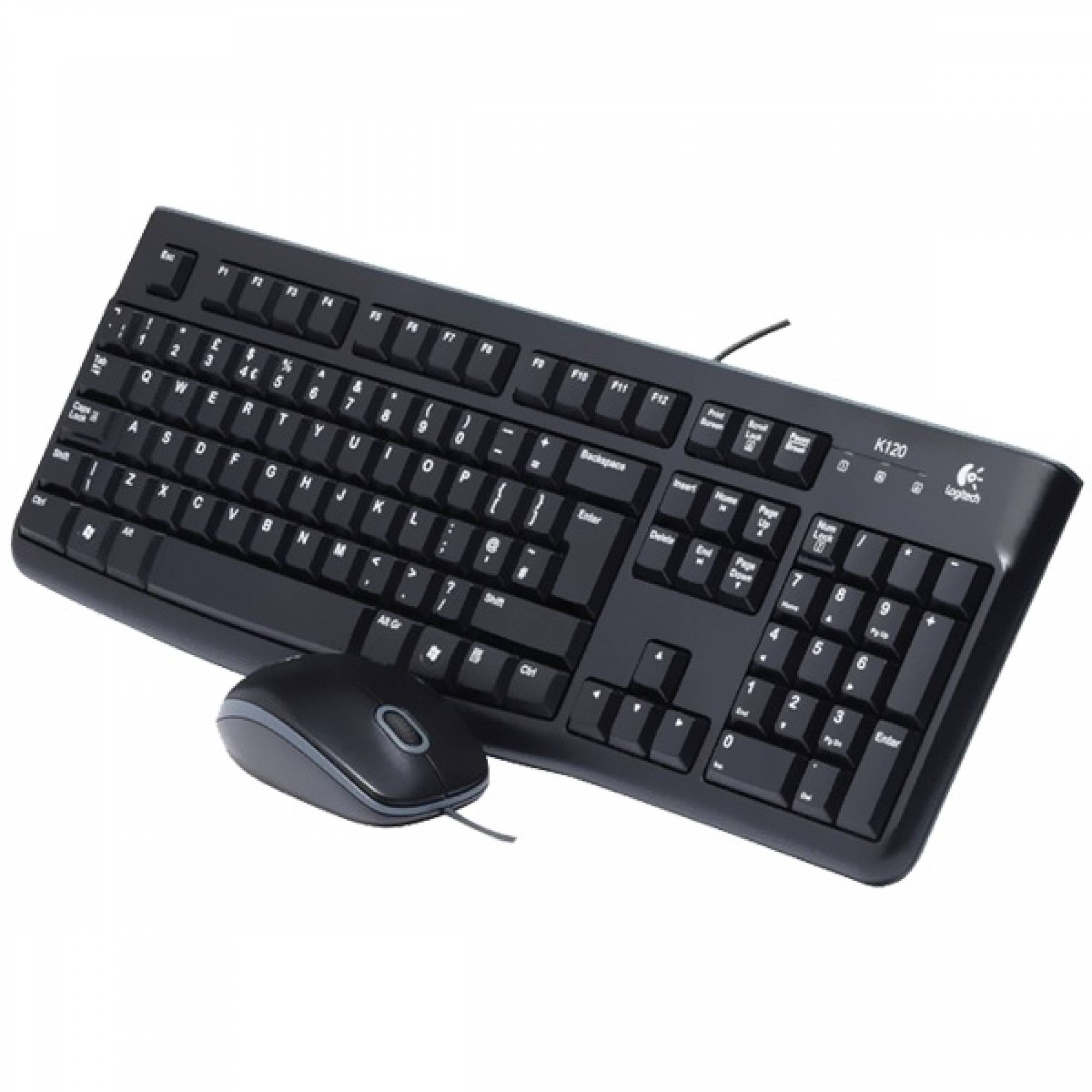 KIT TECLADO Y MOUSE LOGITECH MK120