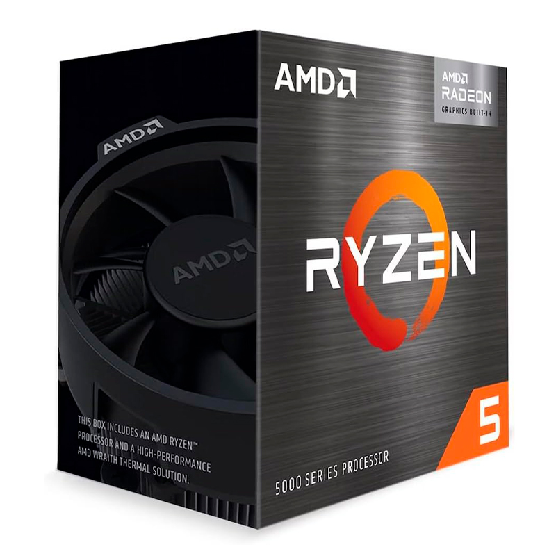 PROCESADOR AMD RYZEN 5 5600GT, 3.60 / 4.60 GHZ, 16MB L3, 6 CORE, AM4, 7NM, 65W.