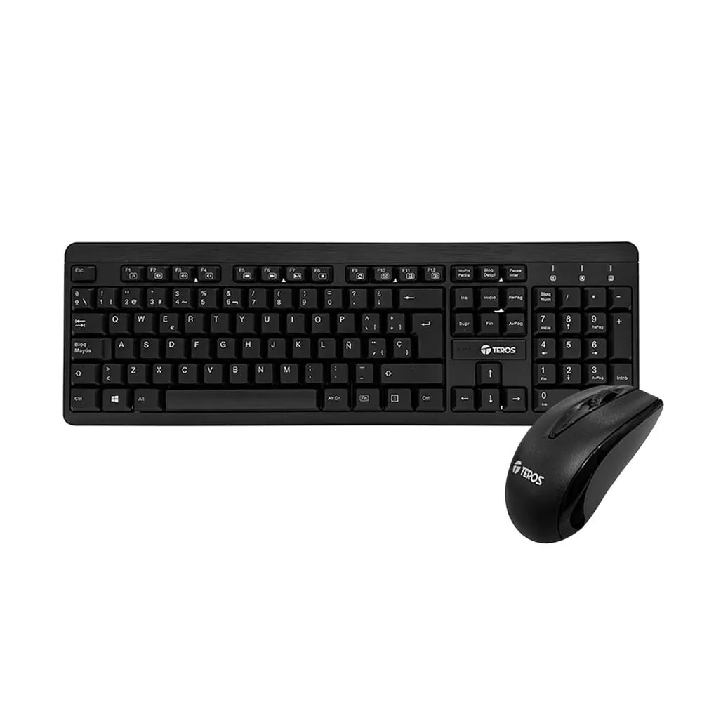 Kit Inalámbrico Teclado + Mouse TEROS TE-4061N