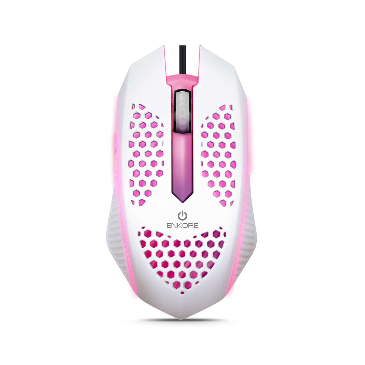 MOUSE ENKORE LEVITRON EKM107 USB COLOR WHITE