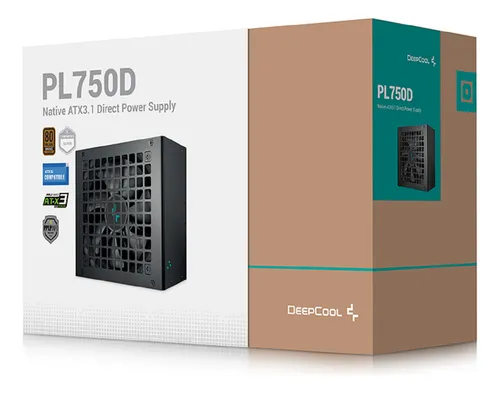 FUENTE DEEP COOL PL750D 750W 80 PLUS BRONZE
