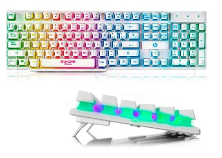 TECLADO GAMER ENKORE BRAIN ENK603W