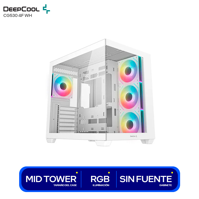 CASE DEEPCOOL GAMING CG530 4F WH
